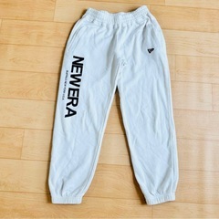NEW ERA セットアップ パーカー150 パンツ130 白 ダンス　人気の画像