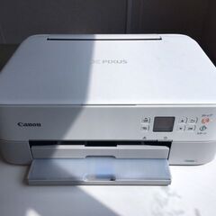 【動作確認済み・美品・良品】　CANON/キヤノン　PIXUS TS5430　A4 インクジェット複合機・インクジェットプリンター　ホワイト　の画像