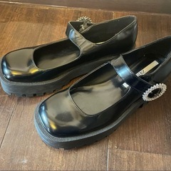 ☆未使用 ZARA 厚底パンプス 24cm 38☆の画像