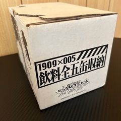 エヴァ　飲料全五缶収納BOXセットの画像