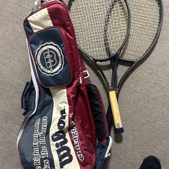 (ばら売り可)wilson ウィルソン　テニスラケットとケースの画像