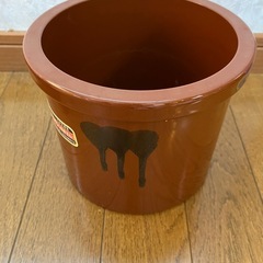 【差し上げます】　漬物壺　※蓋なし　の画像