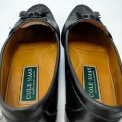 【COLE HAAN】  コールハーン タッセルローファー ブラック　250909-6Aの画像