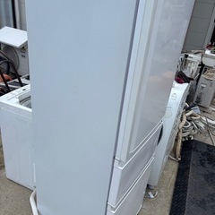 明日消します 動作品2020年 TOSHIBA 東芝 ノンフロン冷凍冷蔵庫 GR-S36SC (WT) ホワイト 356L 3ドア の画像