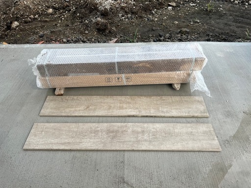 ガーデニングタイル木目