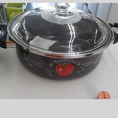 ID：217078　　ホーロー鍋　ウオーマー付きの画像