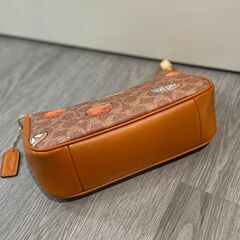 みかん [コーチ] ショルダーバッグ teri 脇下バッグ Orange バナナ 斜め掛けショルダーバッグの画像