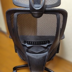 ニトリ ワークチェア クエト BKの画像