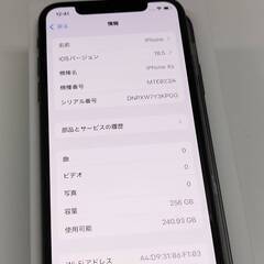 【SIMフリー】iPhone Xs/A2098/256GB〈MTE02J/A〉の画像