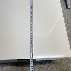 【良品】テレビボード ホワイト 引き出し収納 ガラス扉 人気 早いもの勝ち！ 引取歓迎 配送OKの画像