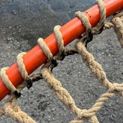 太鼓橋 ロープ ネット 遊具の画像