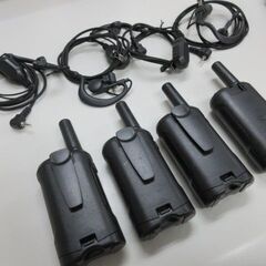 特定小電力トランシーバー 4個 イヤホンマイク 4個 まとめ売りの画像