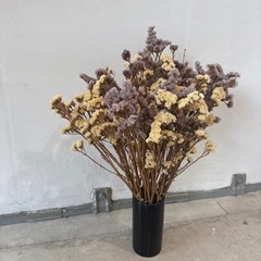 スターチス＋花瓶の画像
