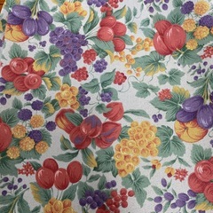 🍇果物柄カーテン(100×233㎝)✖️4枚　日本製の画像