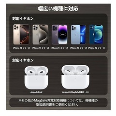 iPhone スマホ　新品ワイヤレス充電器　の画像