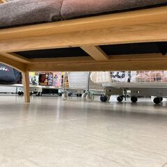 J5633　【リユースのサカイ柏店】　二人掛けソファ　北欧調　クリーニング済み　の画像