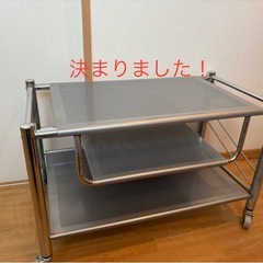テレビ台　スチールラックの画像
