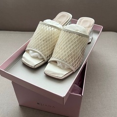 【ダイアナ】メッシュ×クリア　サンダル XS（20.5〜21.5）の画像