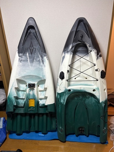 中古カヤック　２分割　テキーラアングラーソロ