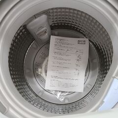 J1474【リユースのサカイ柏店】Haier　ハイアール　5.5kg全自動洗濯機　JW-C55D　2021年製　動作確認、クリーニング済み　参考価格24,130円 の画像