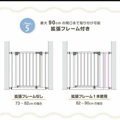 ◎ ①　ベビーゲイト　ブランシュ　日本育児の画像