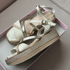 【ダイアナ】ウェッジソール　サンダル　XS（21.0〜21.5）の画像