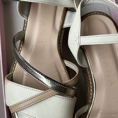 【ダイアナ】ウェッジソール　サンダル　XS（21.0〜21.5）の画像