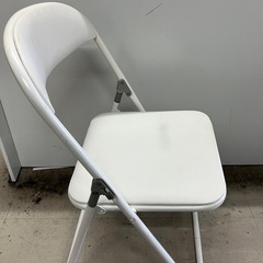 O 2509-154 折りたたみパイプ椅子 キズ 汚れあり②の画像