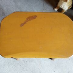 ヴィンテージスツール ペインティング 木製 椅子 チェア 腰掛け いす イス ペイント レトロ　/TJ-2540 1Fの画像