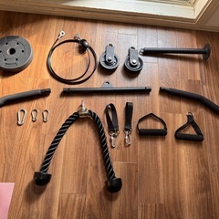 14個1セット筋トレ　ケーブルマシン　2mの画像