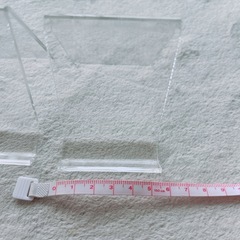 【取引済 受付不可】ダイソー DAISO アクリルスタンド ディスプレイ 透明 クリアの画像