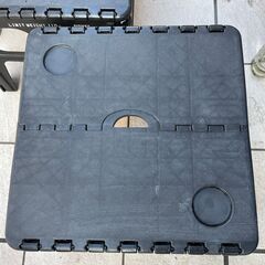 Slower 折り畳みテーブル 2個　屋外使用の画像