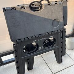 Slower 折り畳みテーブル 2個　屋外使用の画像