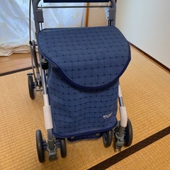 高齢者　ショッピングカートの画像