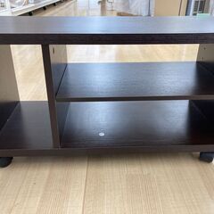 ★ジモティ割引あり★【リユースのサカイ野々市店】TV台 ダークブラウン　(幅)67×(奥行き)29×(高さ)37cm ※クリーニング済みの画像