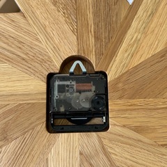 未使用 掛け時計 おしゃれ 木製 ウッドウォールクロック ウィンドウ オークの画像