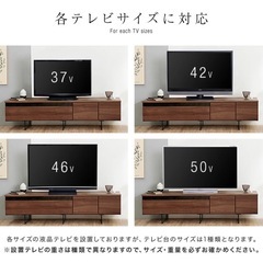 【使用期間1年弱】幅180㎝テレビ台の画像