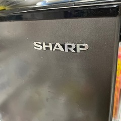 シャープ２ドア冷蔵庫　黒右開き152Lの画像