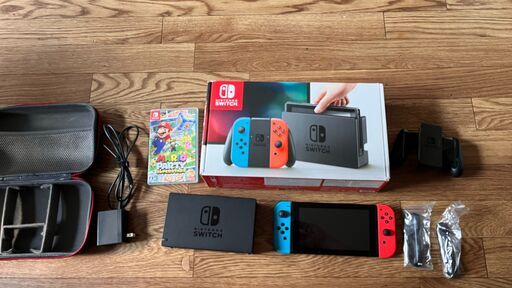 【美品・値下げ】Nintendo Switch 本体 ※2025年9月18日 更新 ソフト・キャリングケースセット