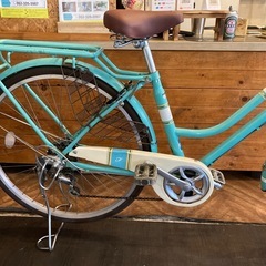 6段変速 オートLED自転車 26インチ  グリーン 6段変速 オートLED自転車 26インチ グリーン