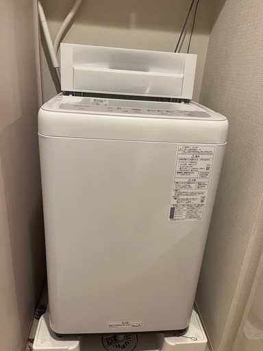 【美品】Panasonic 洗濯機 5kg 2023年製／直接引き取り限定