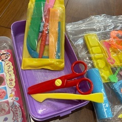 粘土あそびのお道具の画像