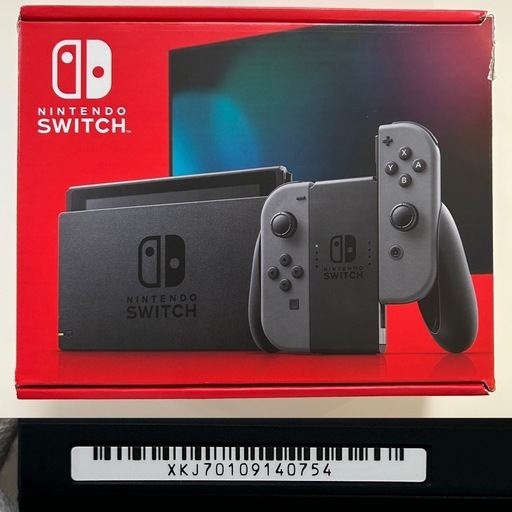 ニンテンドースイッチNintendo Switch新型バッテリー強化版グレー灰色美品完品2023年製造