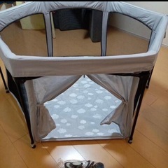 日本育児　洗えてたためるポータブルベビーサークルの画像