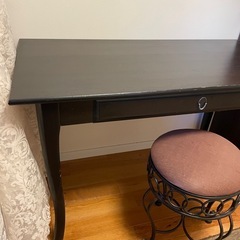 IKEAレア廃盤品LEKSVIKデスクアンティーク風木製机