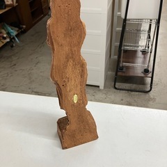 ロ 2509-158 グアム 置き人形 木彫り 中古の画像