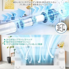 【明日 9/10だけこの価格‼️】【新品未開封】超軽量　コードレス掃除機（Zyrvox）の画像
