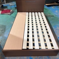 セミダブルベッド フレーム マットレスセット【訳あり格安❗️】の画像