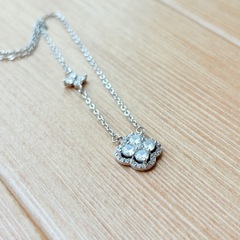 高級 ゴージャス フラワー ネックレスの画像