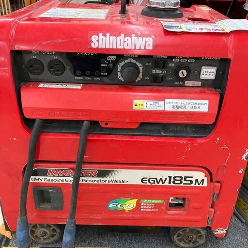 【中古】【店頭引取限定】新ダイワ　ガソリンエンジン溶接機&発電機　143000円